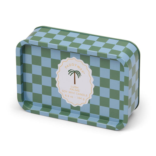Paddywax Lush Palms Tin Soy Candle