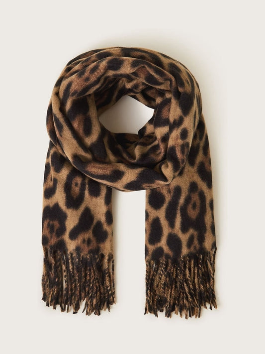 Super Soft Animal Print Scarf