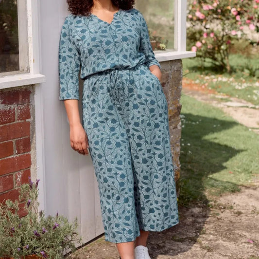 Flora Organic Cotton Wide Leg Jumpsuit