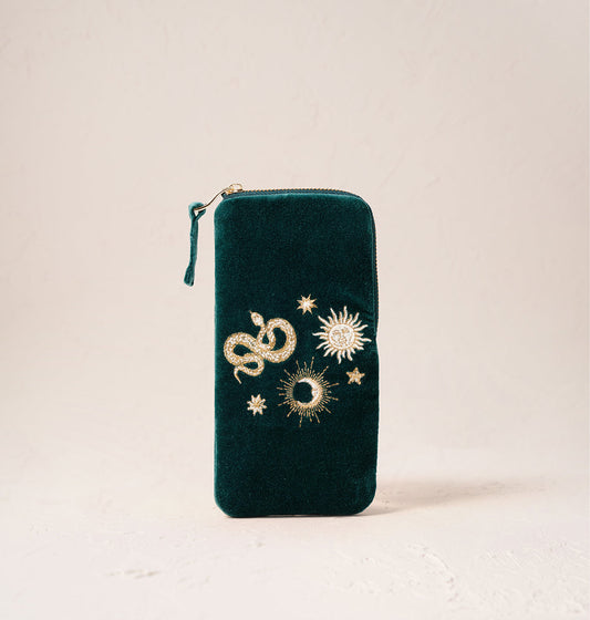 Alchemy Glasses Case in Emerald