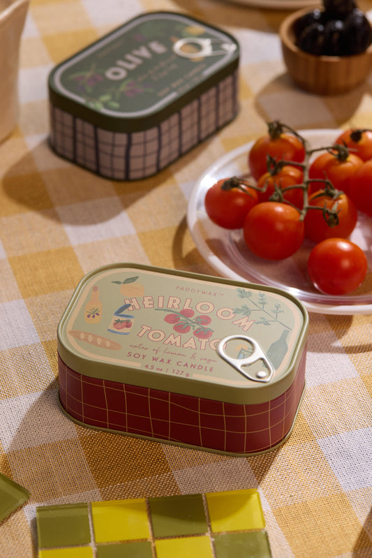 Paddywax Bistro Heirloom Tomato Vine Tin Soy Candle