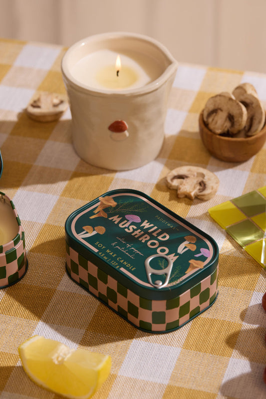 Paddywax Bistro Wild Mushroom Tin Soy Candle