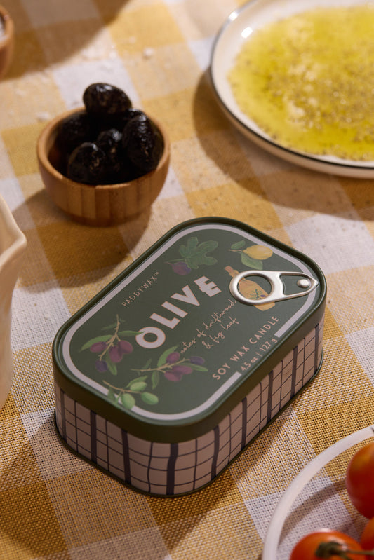 Paddywax Bistro Fig Olive Tin Soy Candle