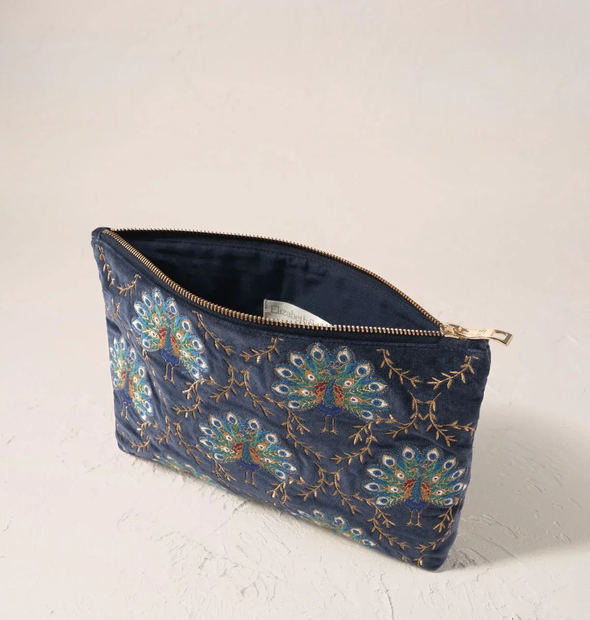 Botanical Peacock Everyday Pouch