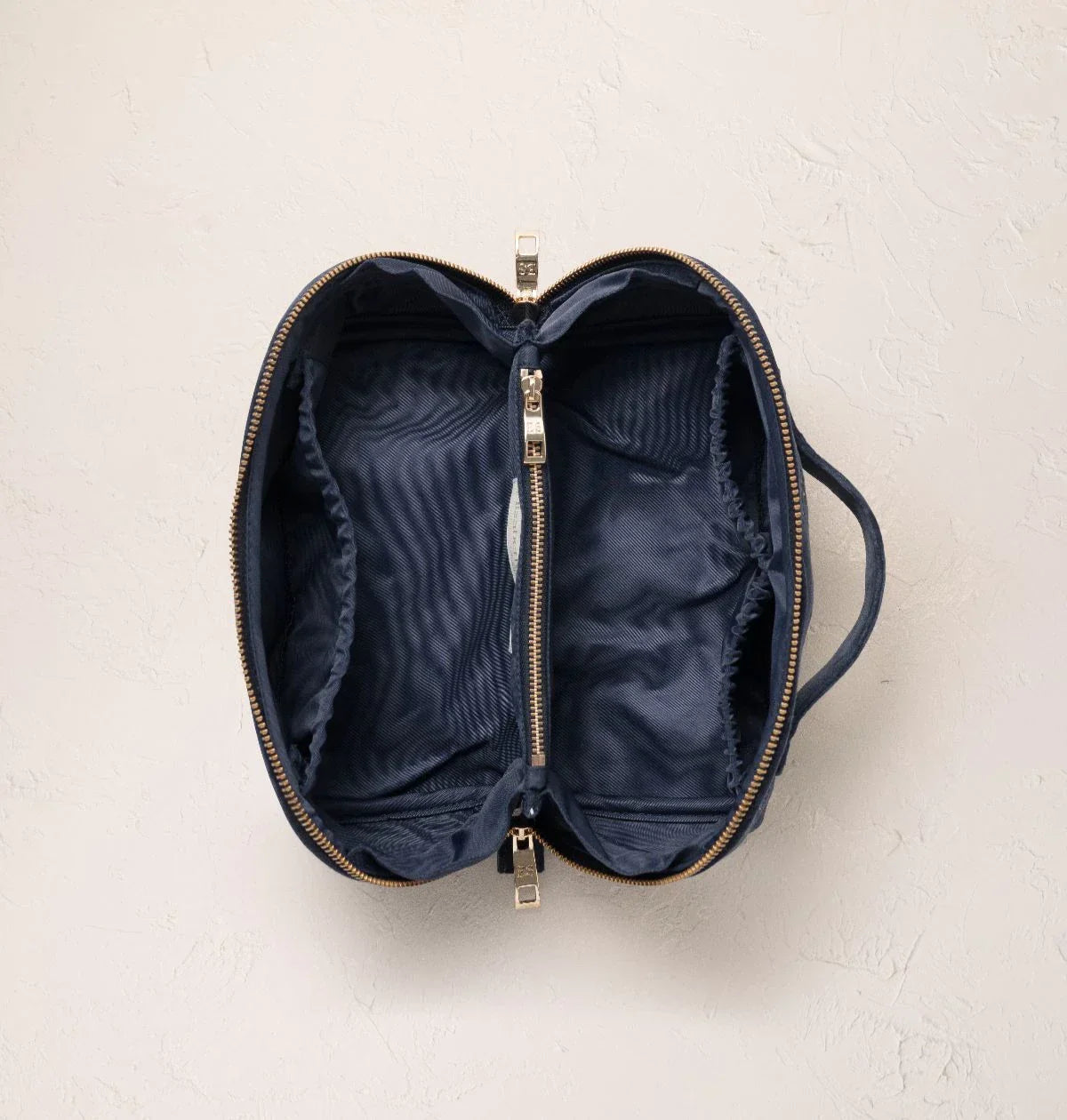Botanical Peacock Open Flat Makeup Bag