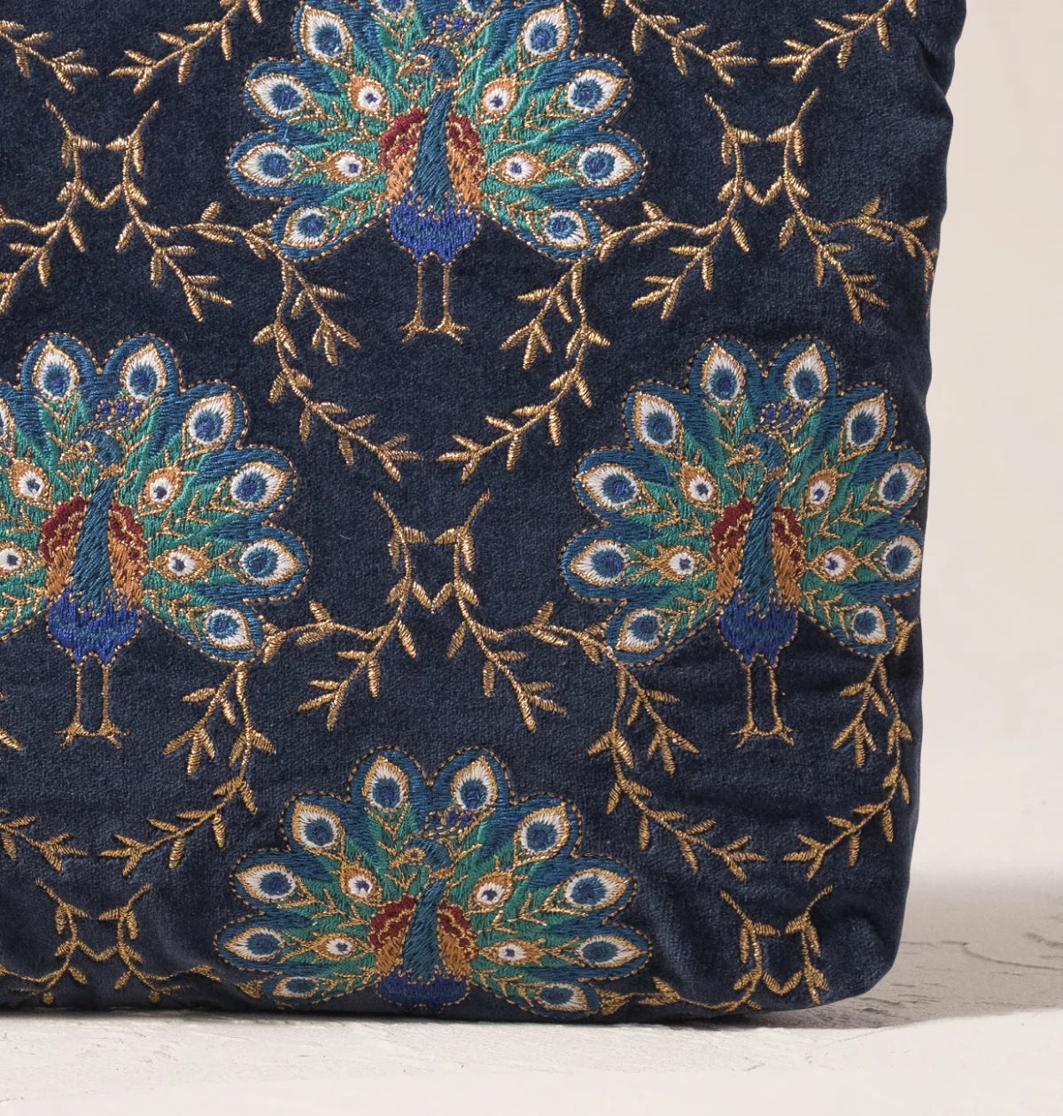 Botanical Peacock Everyday Pouch