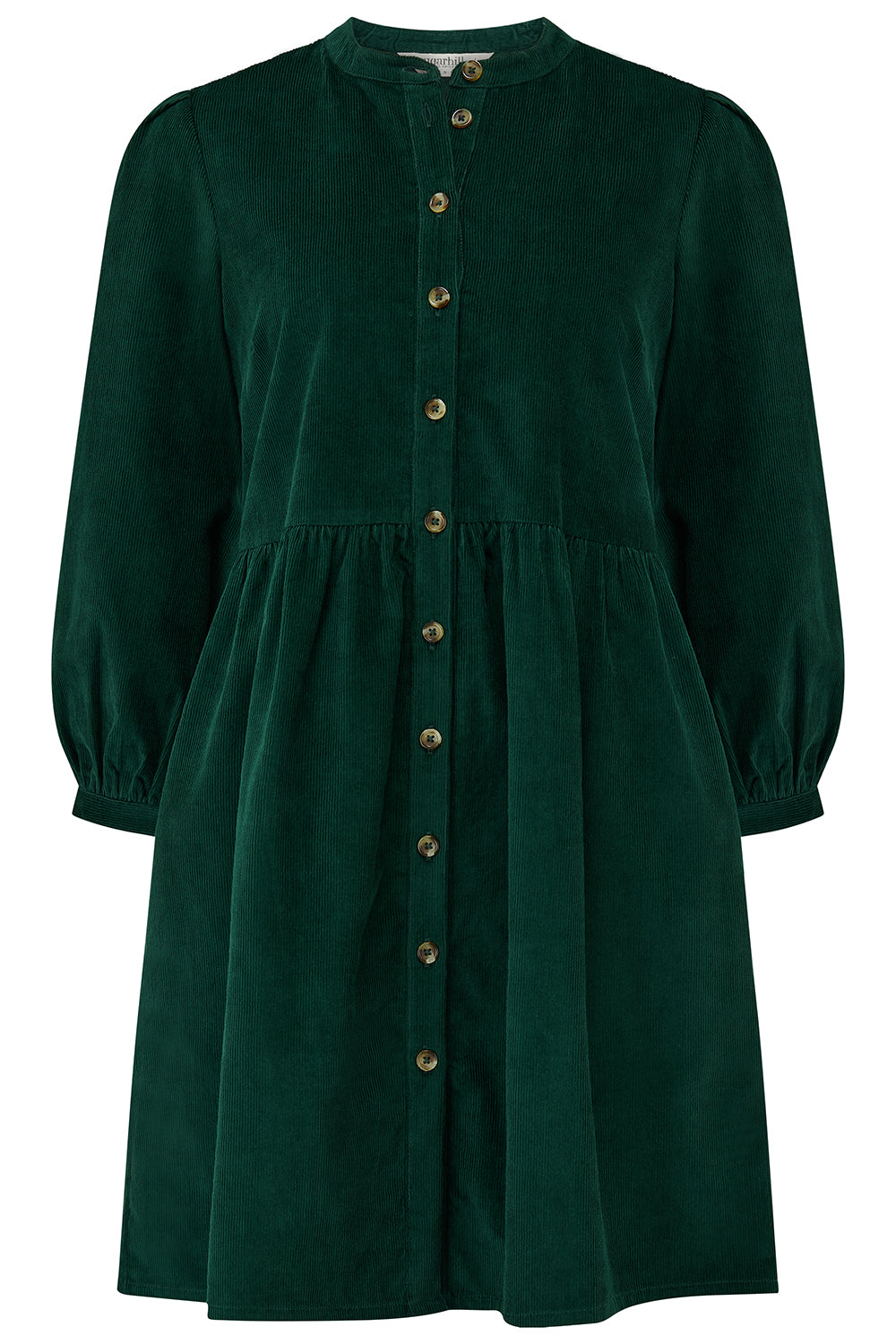 Sugarhill Brighton Brandy Green Cord Smock Dress