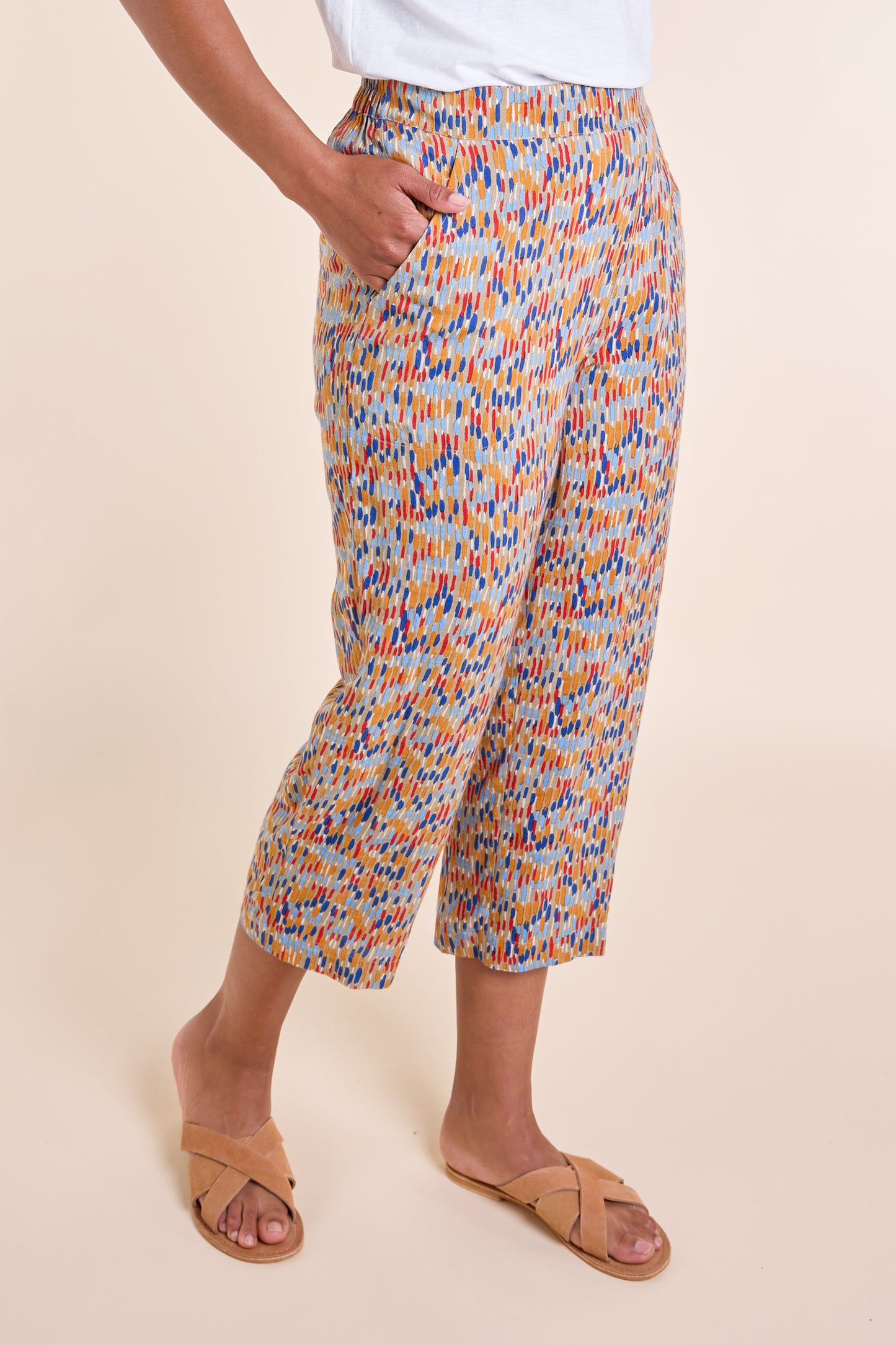Nomads Multi Printed Cropped Trousers