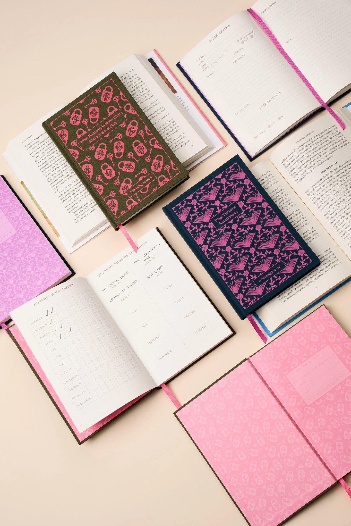 Reading Journal - 'Page Turners Anonymous'