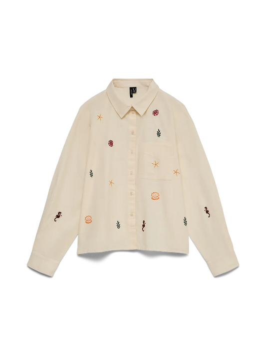 Vero Moda Audrey Embroidered Shirt