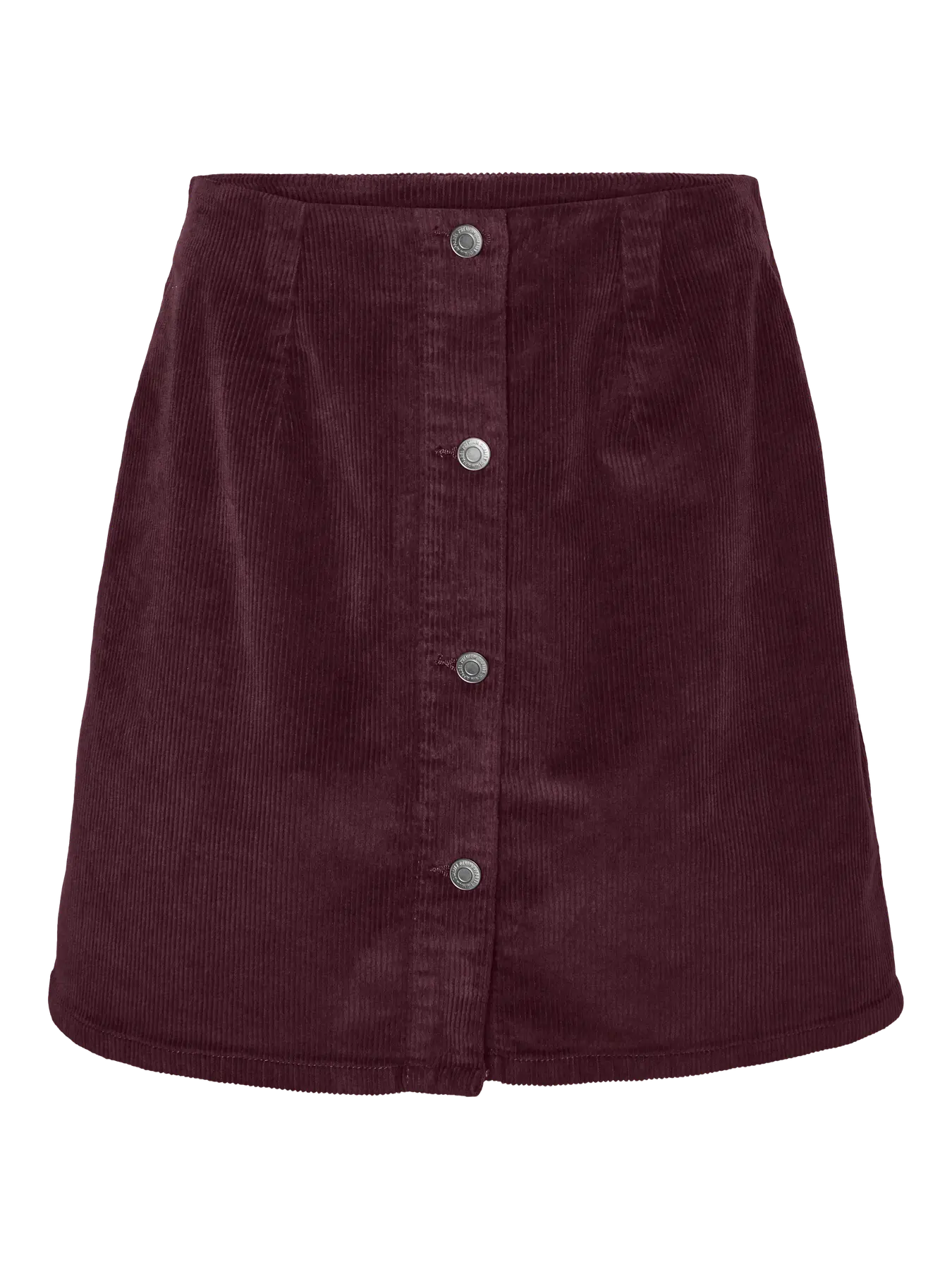 Vero Moda Etta Cord Skirt in Wine