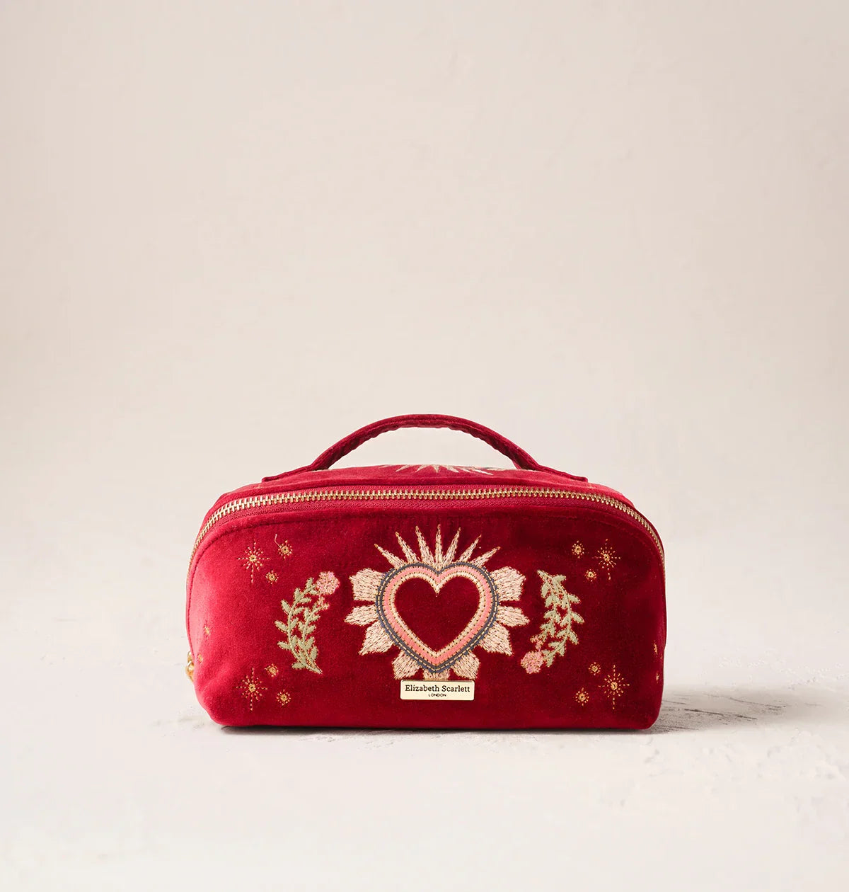 Enchanted Heart Open Flat Makeup Bag