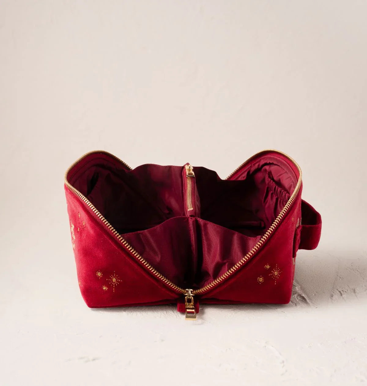 Enchanted Heart Open Flat Makeup Bag