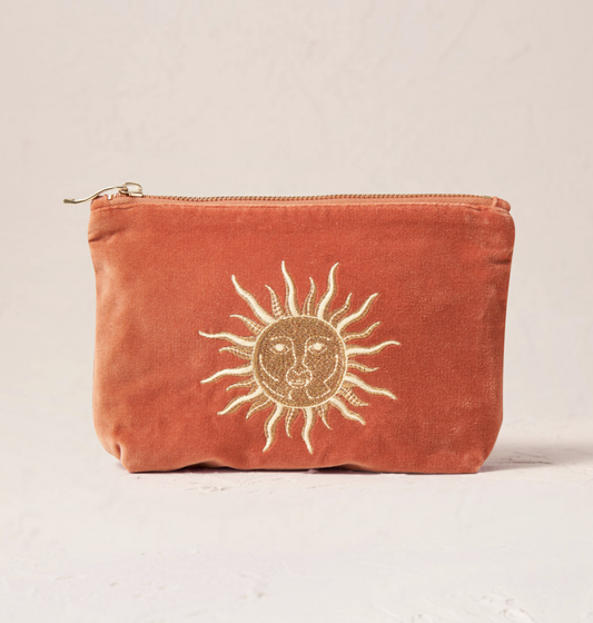 Sun Goddess Rust Mini Pouch