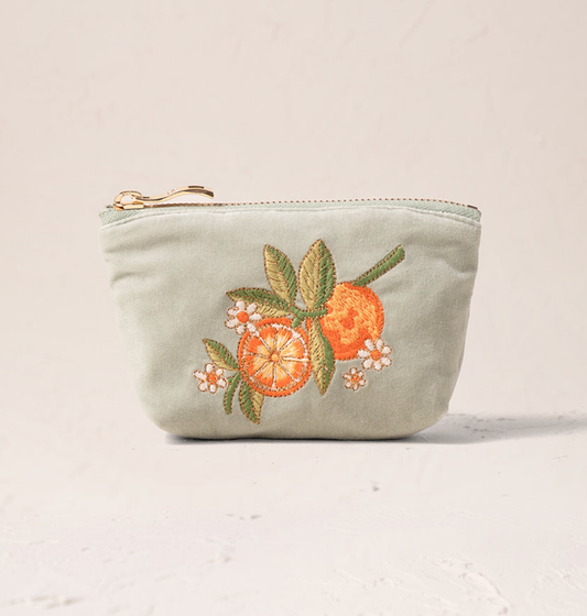 Orange Blossom Sage Coin Purse