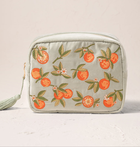 Orange Blossom Sage Wash Bag