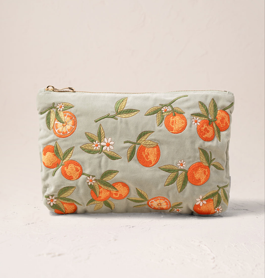 Orange Blossom Sage Everyday Pouch