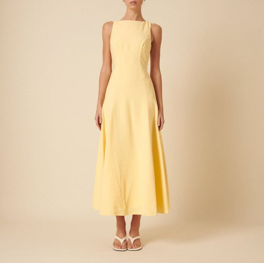 Kate Lemon Midi Dress