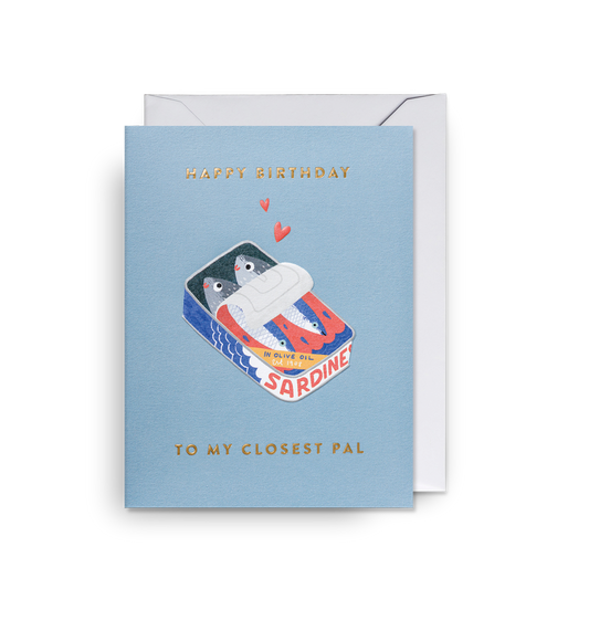 Happy Birthday To My Closest Pal Mini Card