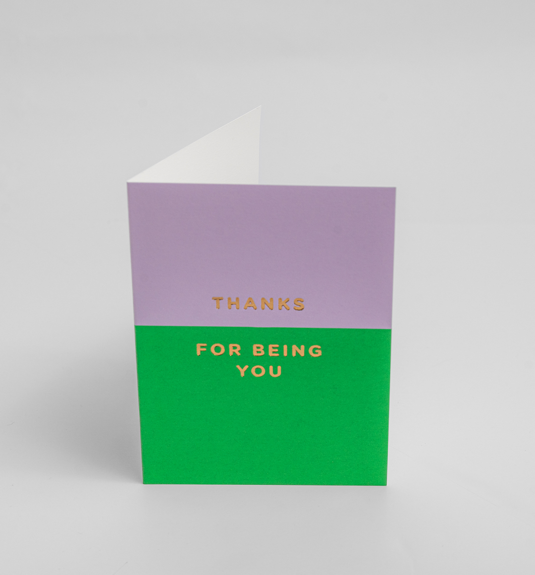 Thanks For Being You Mini Card
