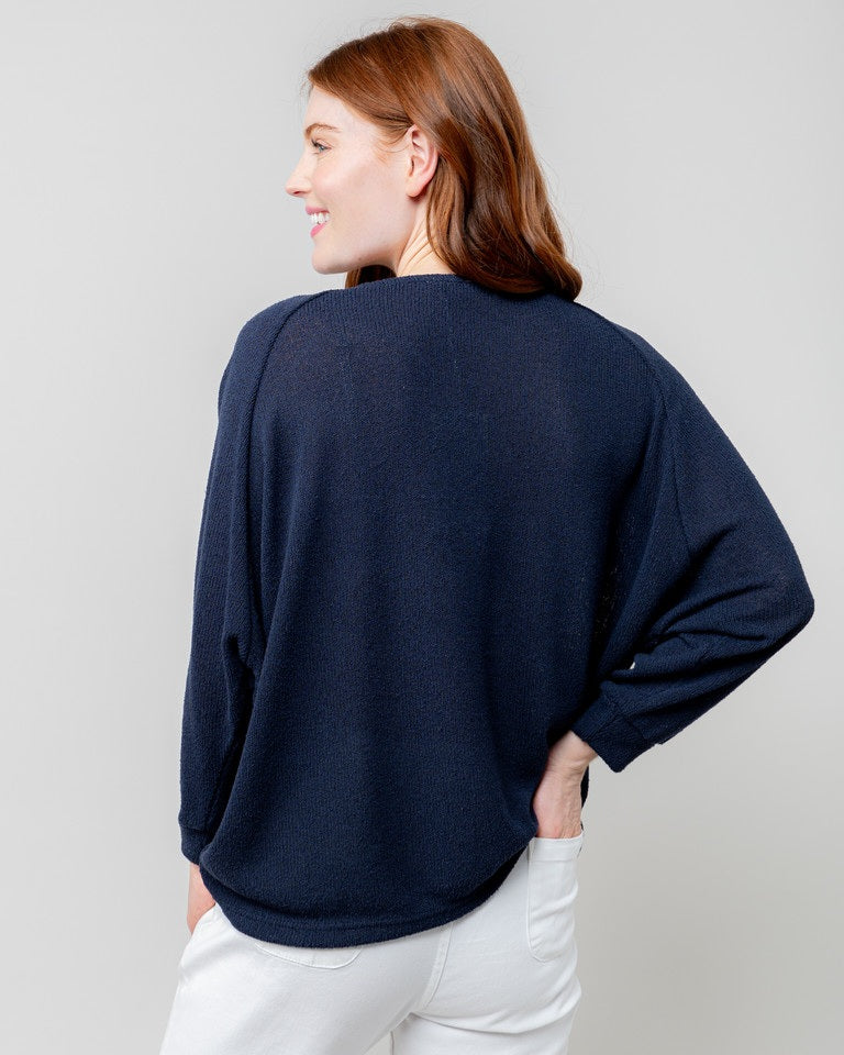 Lily & Me Laburnum Top in Navy