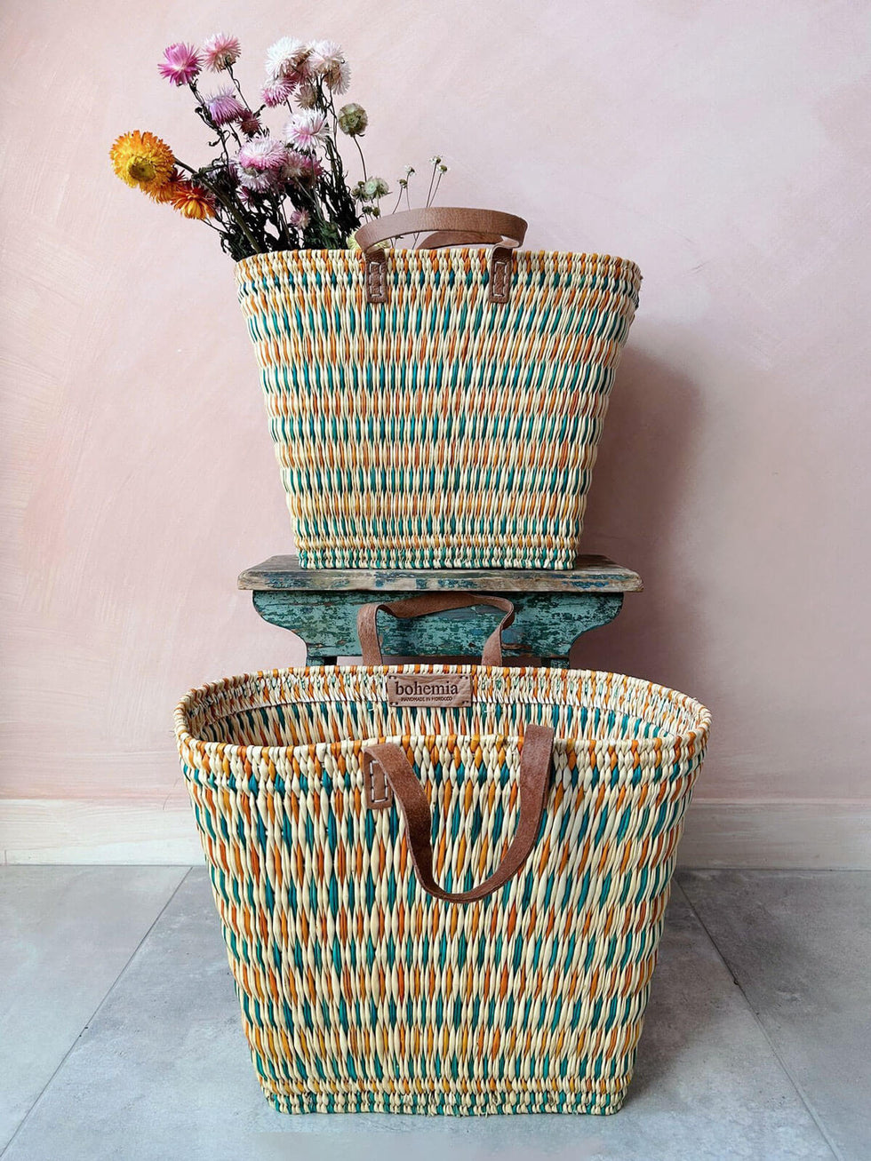 Bohemia Colourful Reed Shopper