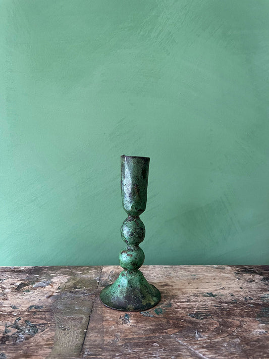 Bohemia Large Verdigris Candlestick Holder