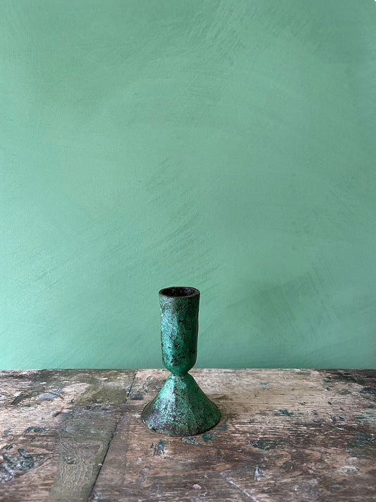 Bohemia Small Verdigris Candlestick Holder