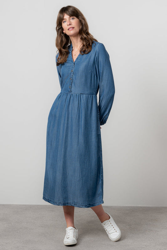 Lily & Me Ellington Tencel Denim Midi Dress
