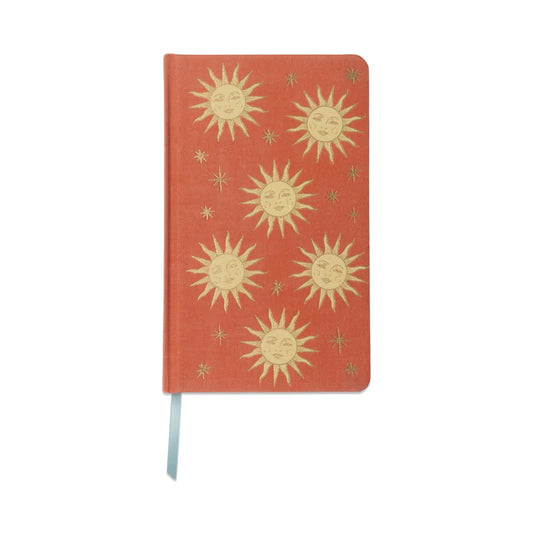 Celestial Terracotta Sun Bookcloth Journal