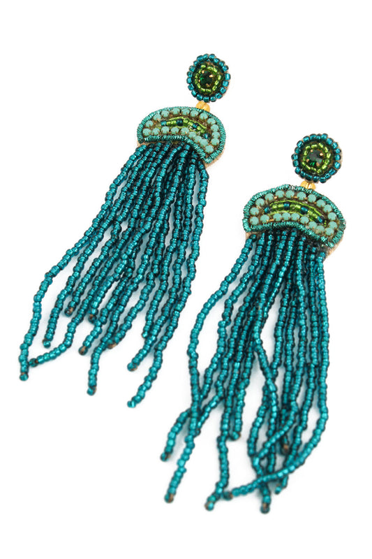 My Doris Turquoise Jellyfish Earrings