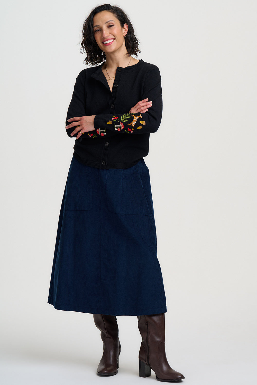Sugarhill Brighton Kamila Woodland Cardigan