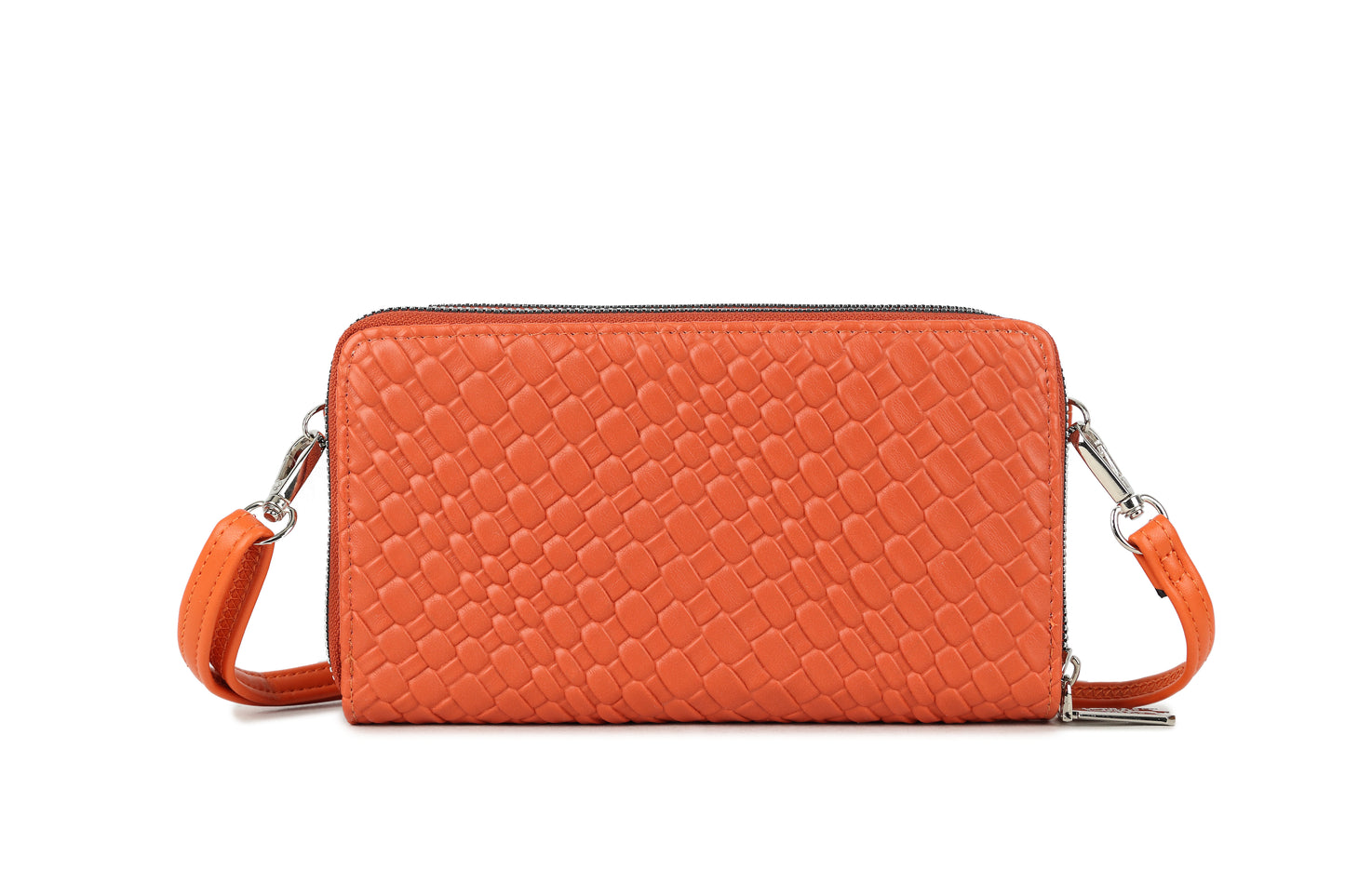 Poppy Cross Body Bag in Bonfire Orange