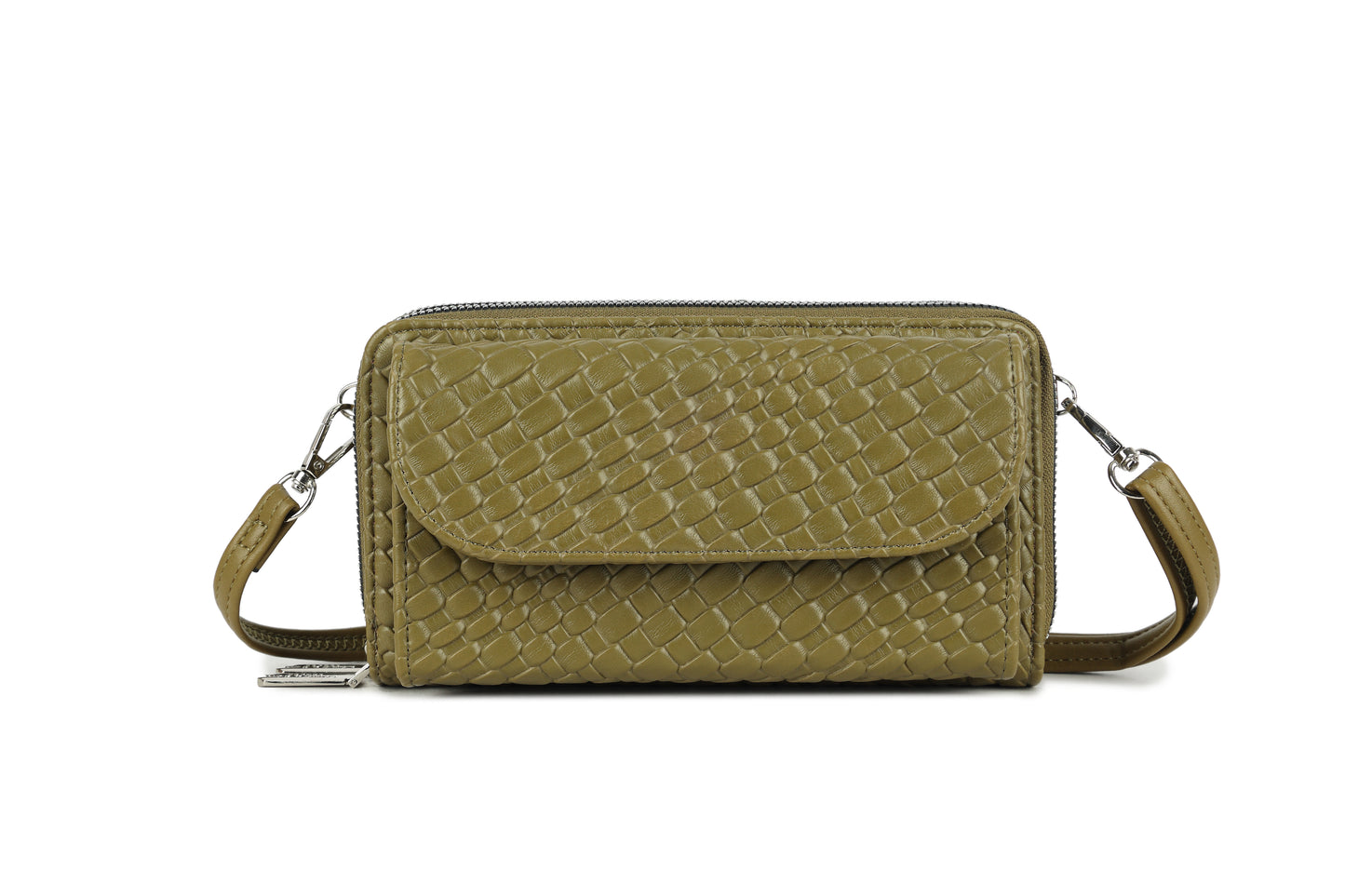 Poppy Cross Body Bag in Olive