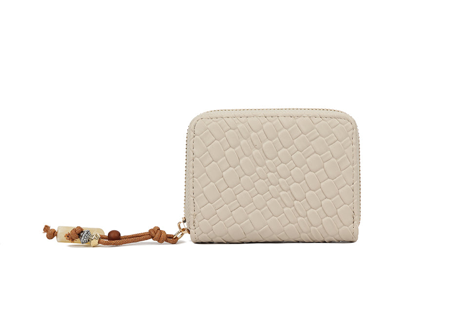 Poppy purse in Stone