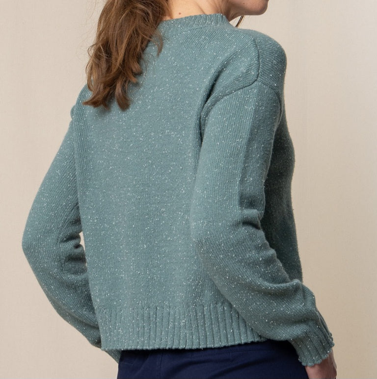Lily & Me June Cardigan in Duck Egg
