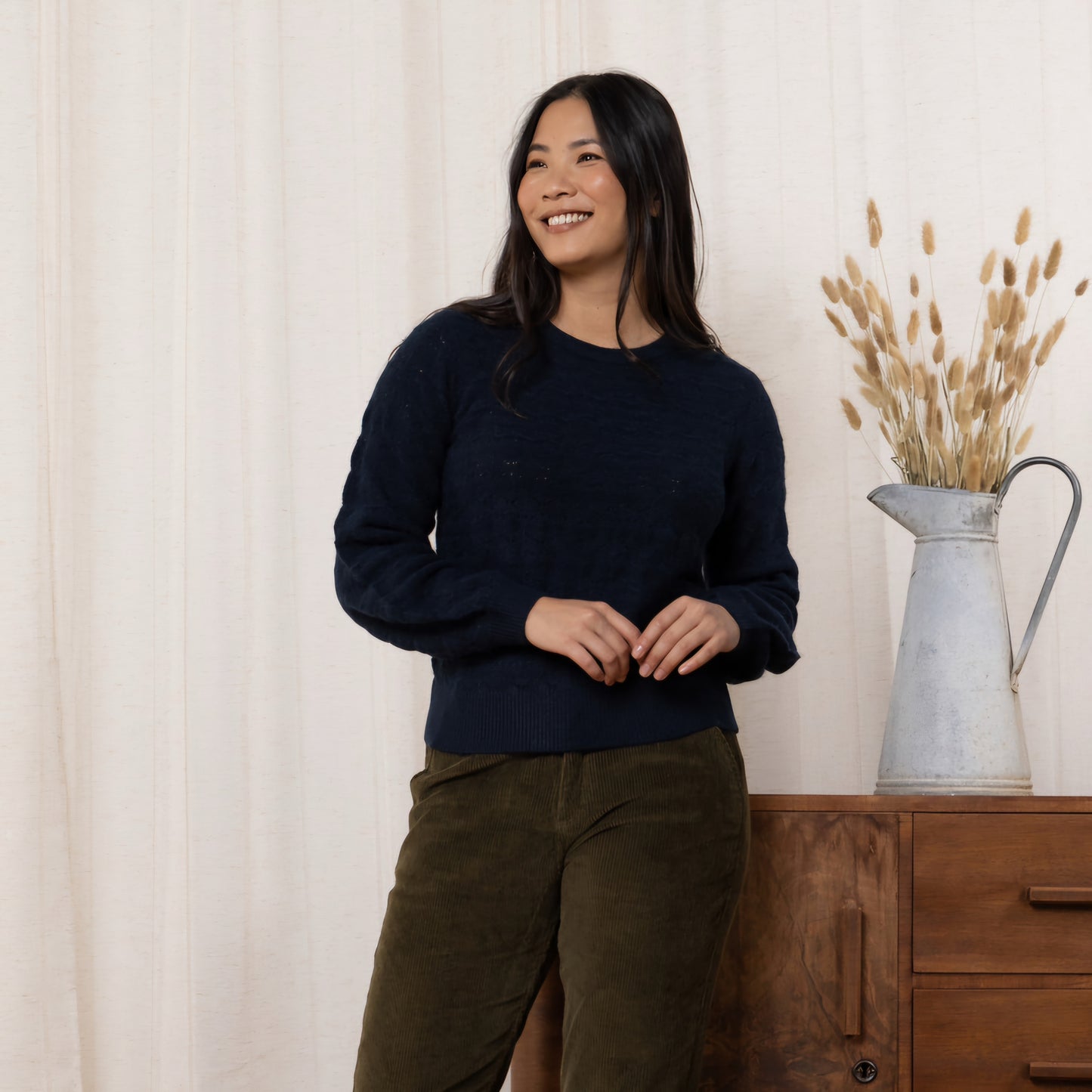 Lily & Me Virginia Jumper in Navy