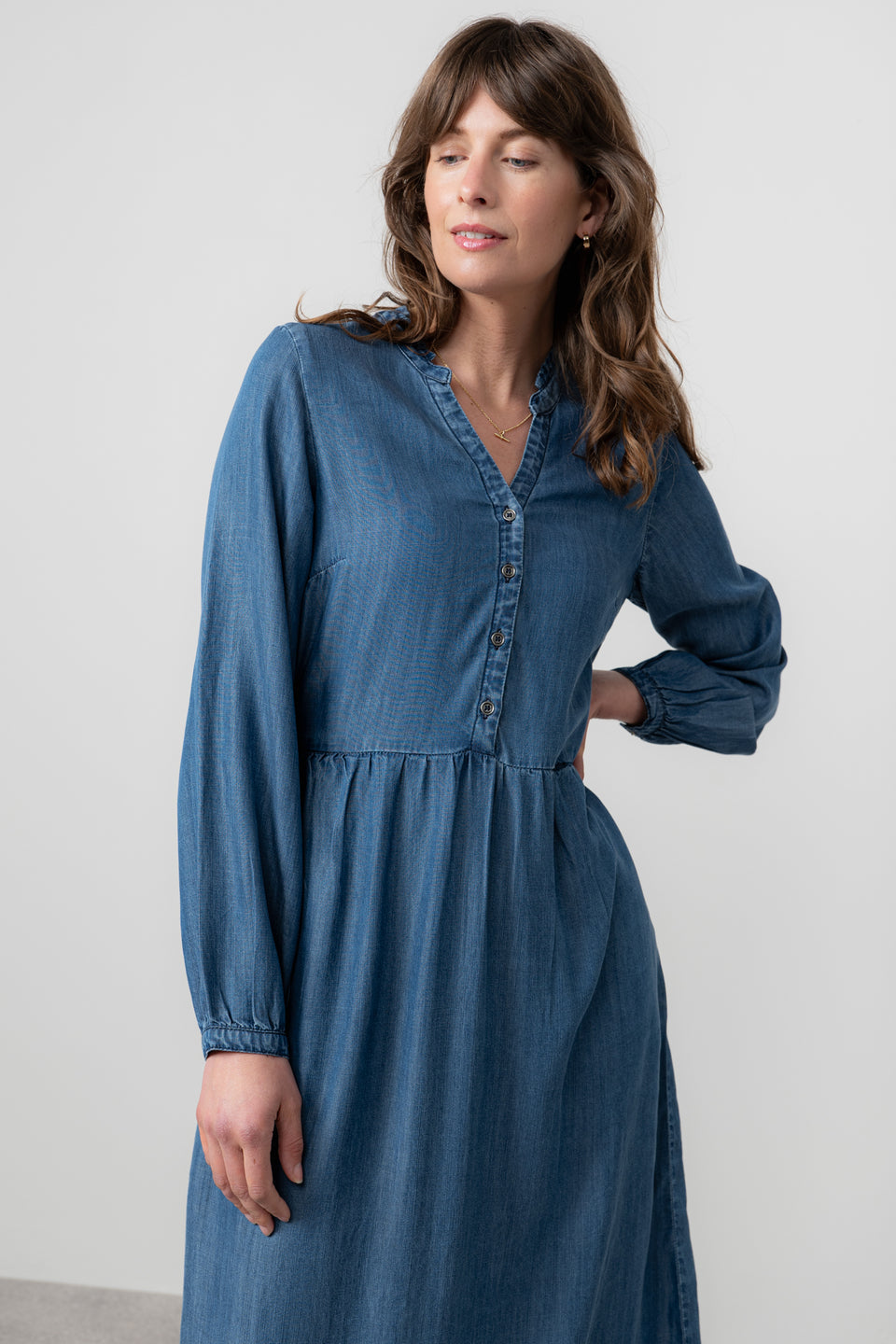 Lily & Me Ellington Tencel Denim Midi Dress
