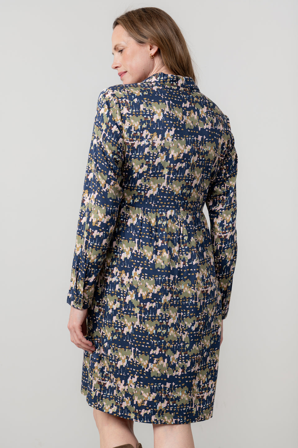 Lily & Me Emma Geometric Clover Shift Dress