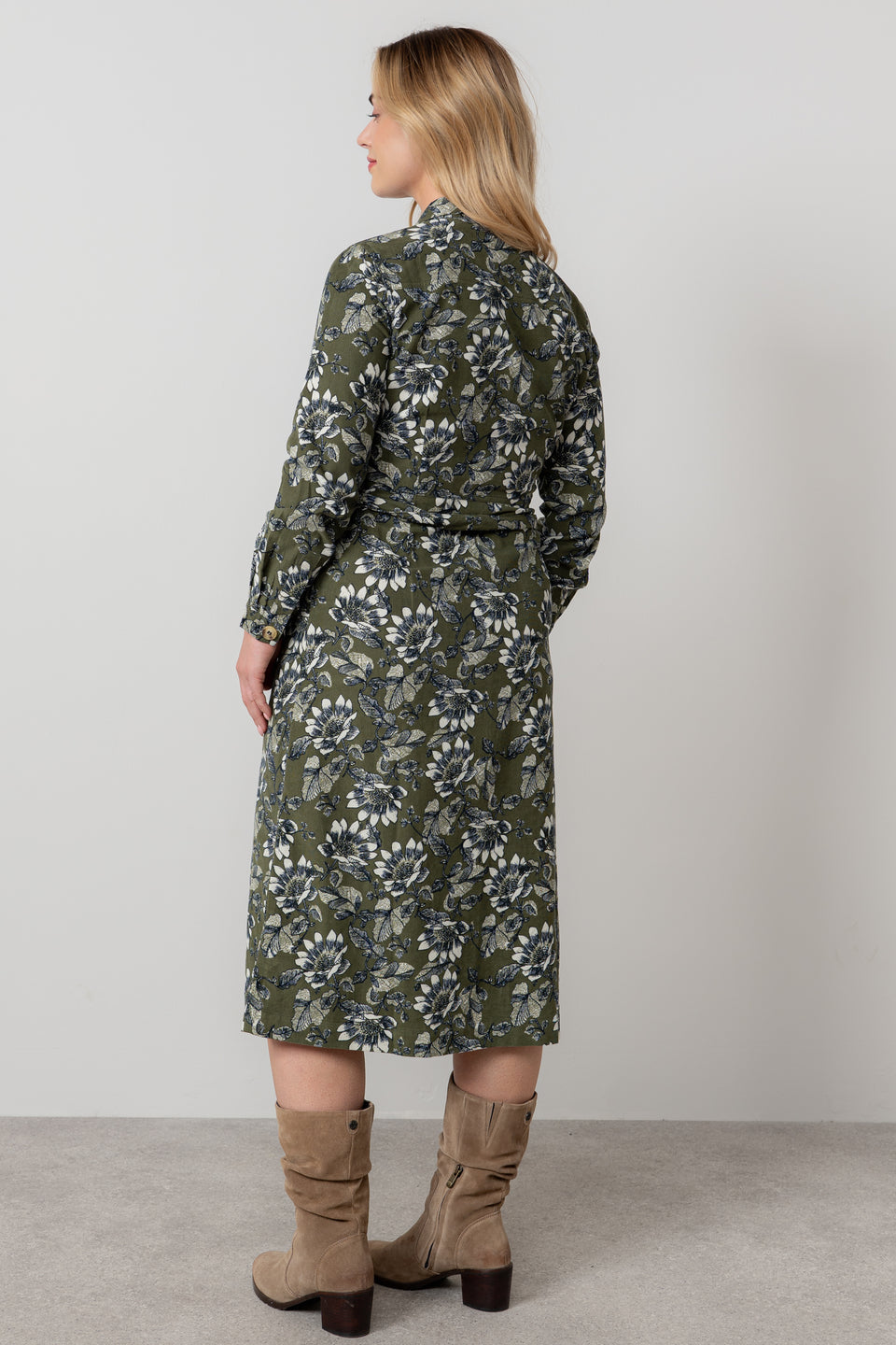 Lily & Me Anya Harvest Cotton Pincord Midi Dress