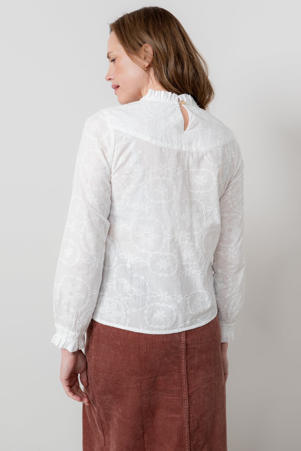 Lily & Me Fiona Embroidered Blouse