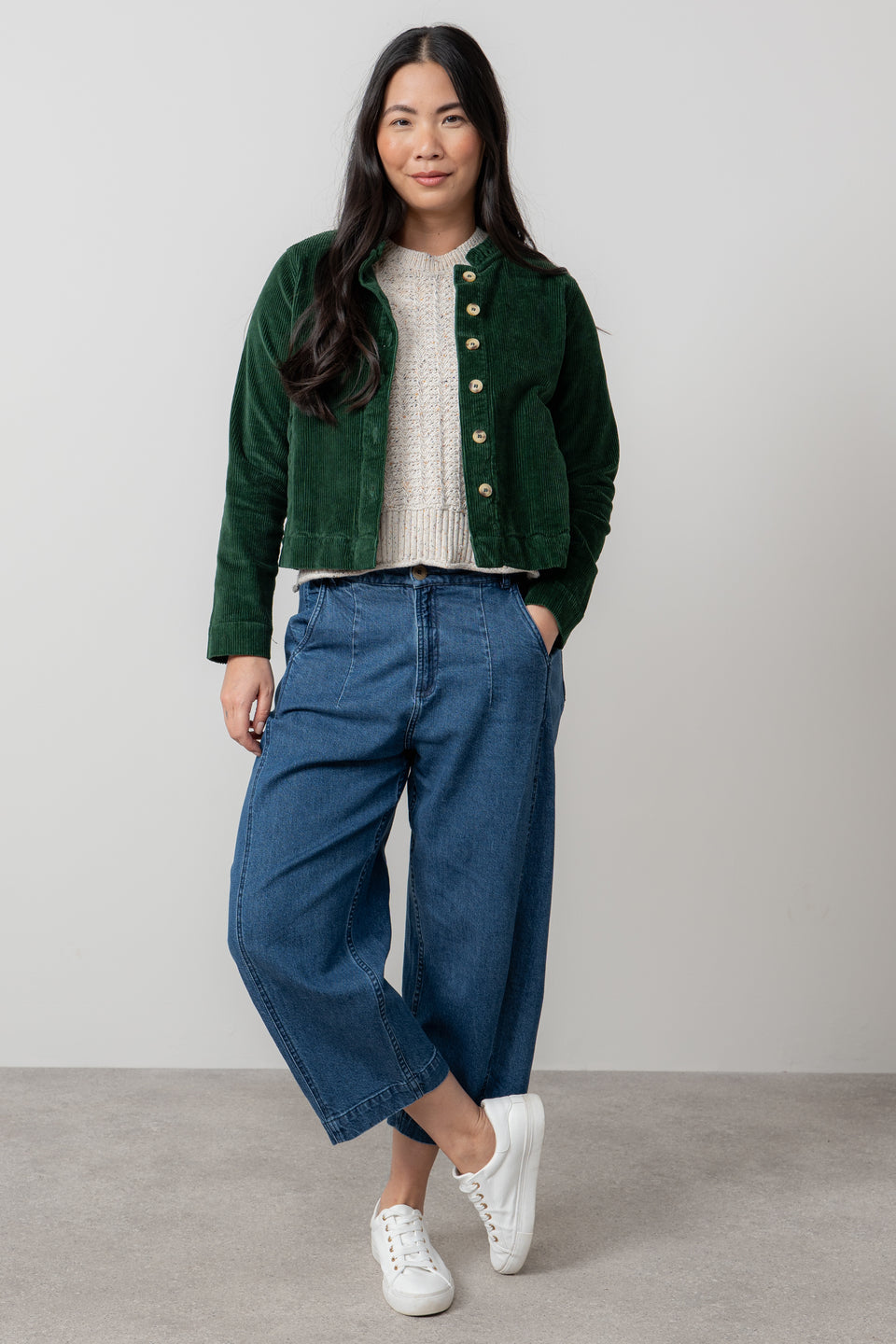 Lily & Me Charlie Barrel Leg Jeans