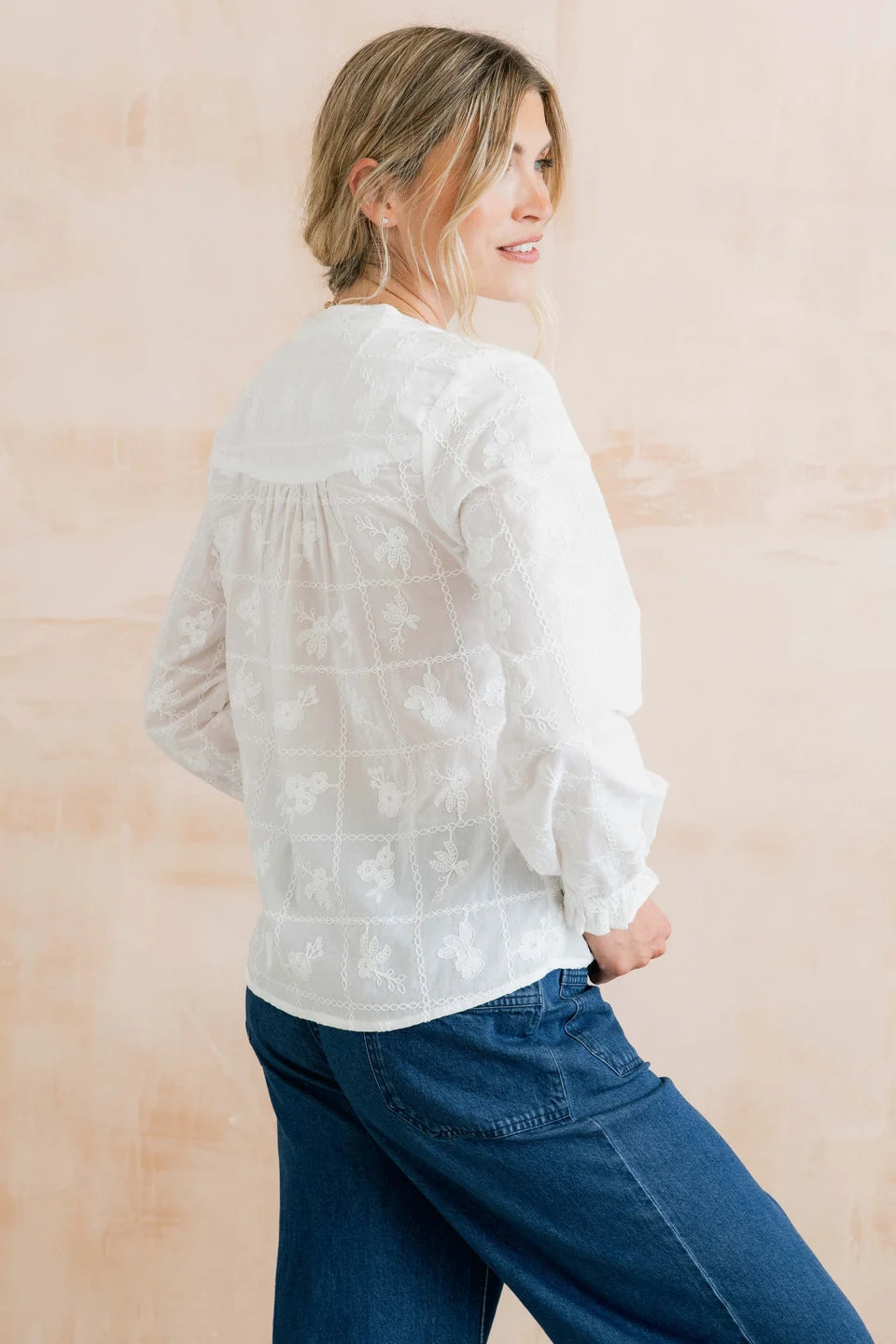 Lily & Me Pintail Embroidered Blouse