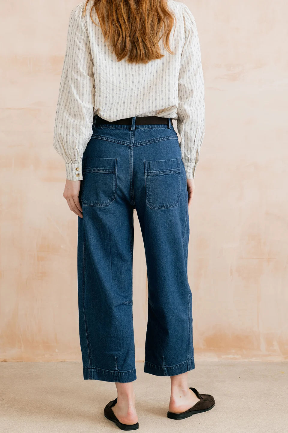 Lily & Me Georgia Barrel Leg Denim Jeans