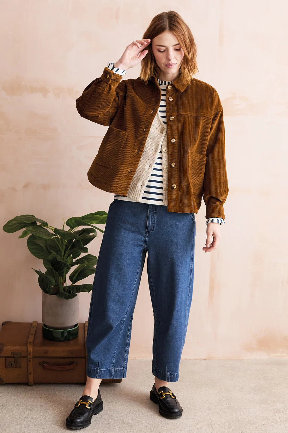 Lily & Me Georgia Barrel Leg Denim Jeans