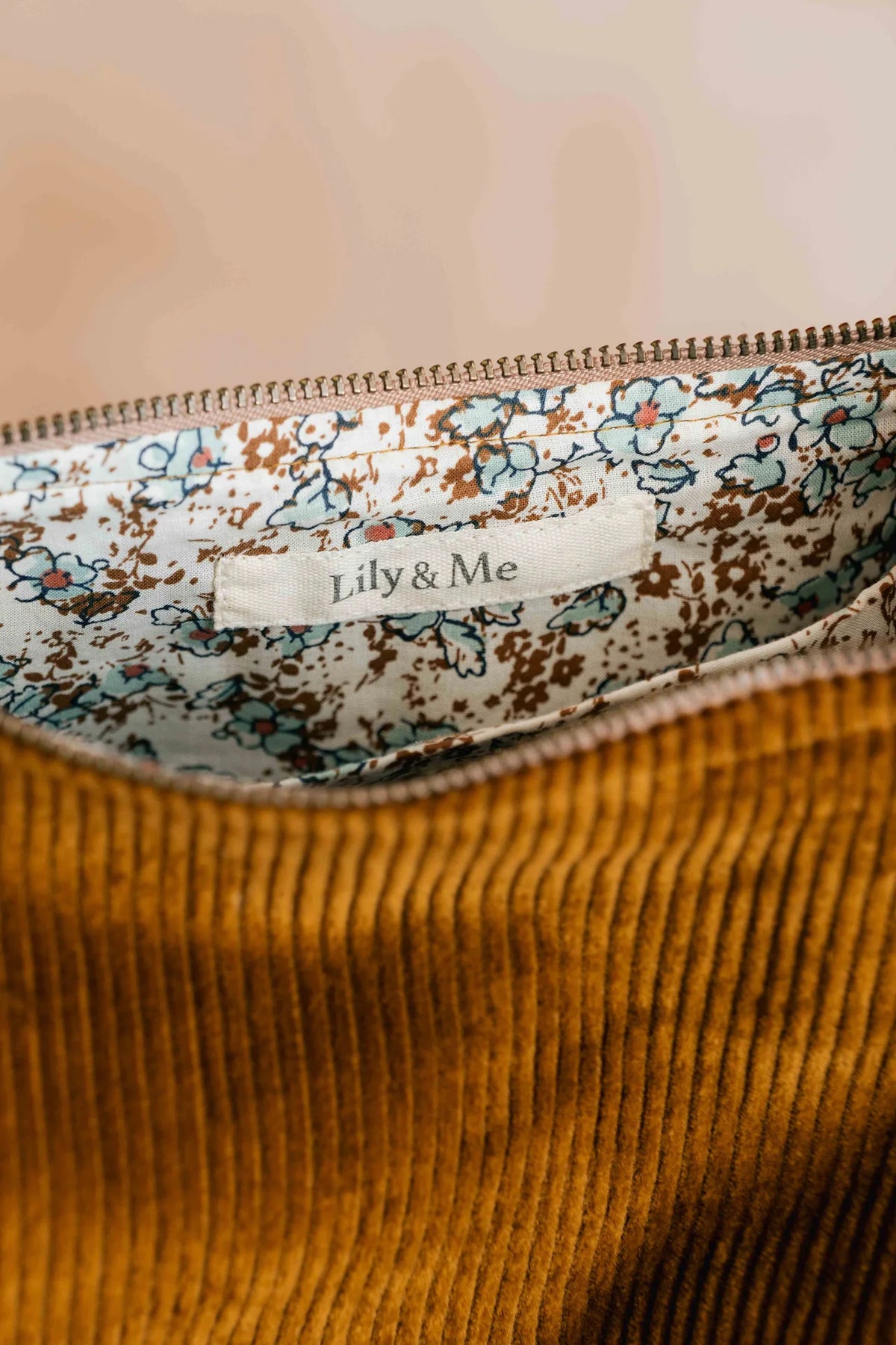 Lily & Me Jumbo Cord Sling Bag in Burnt Caramel