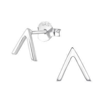 Ophelia Silver V Studs