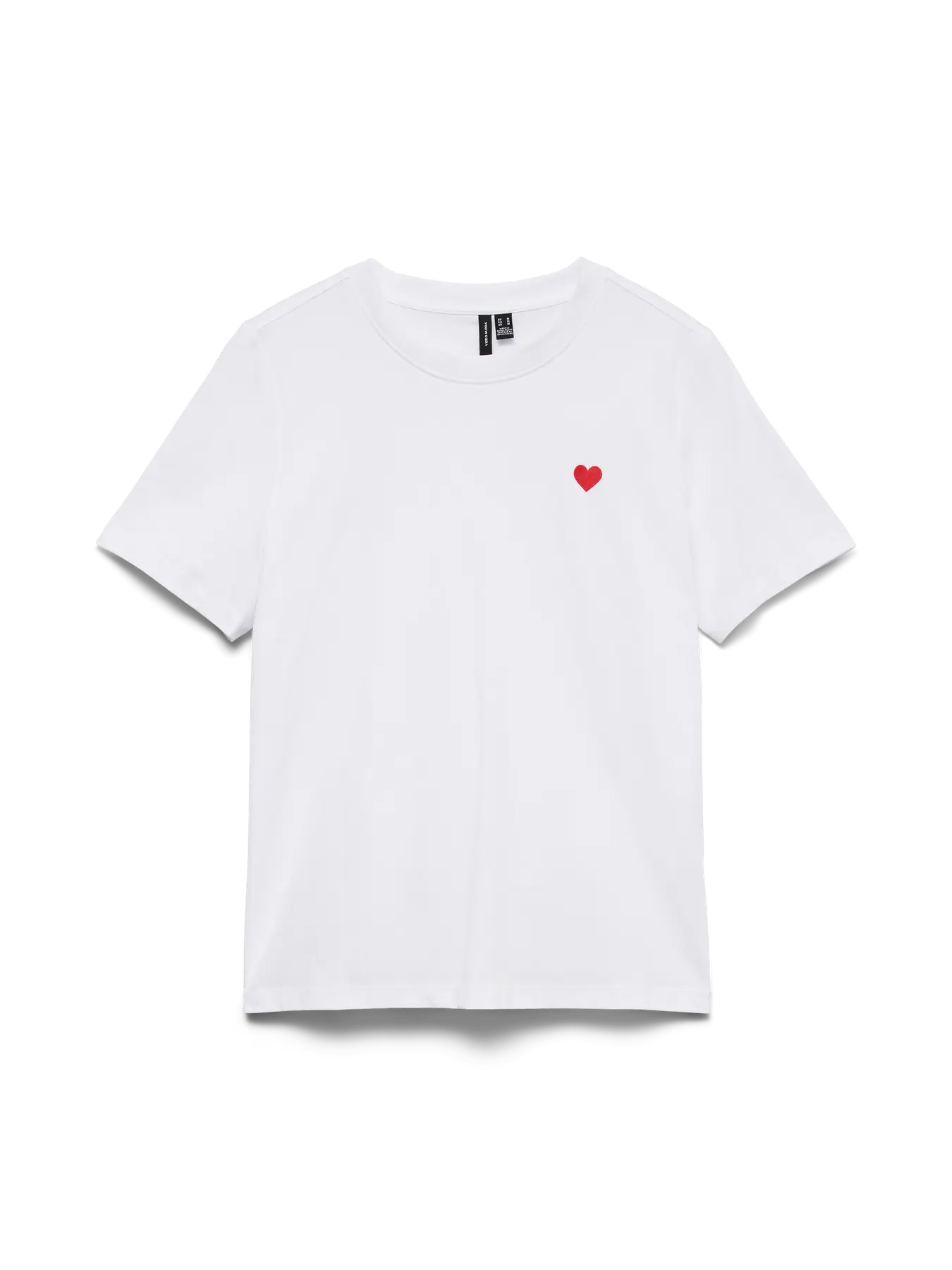 Vero Moda Embroidered Heart Boxy Tee