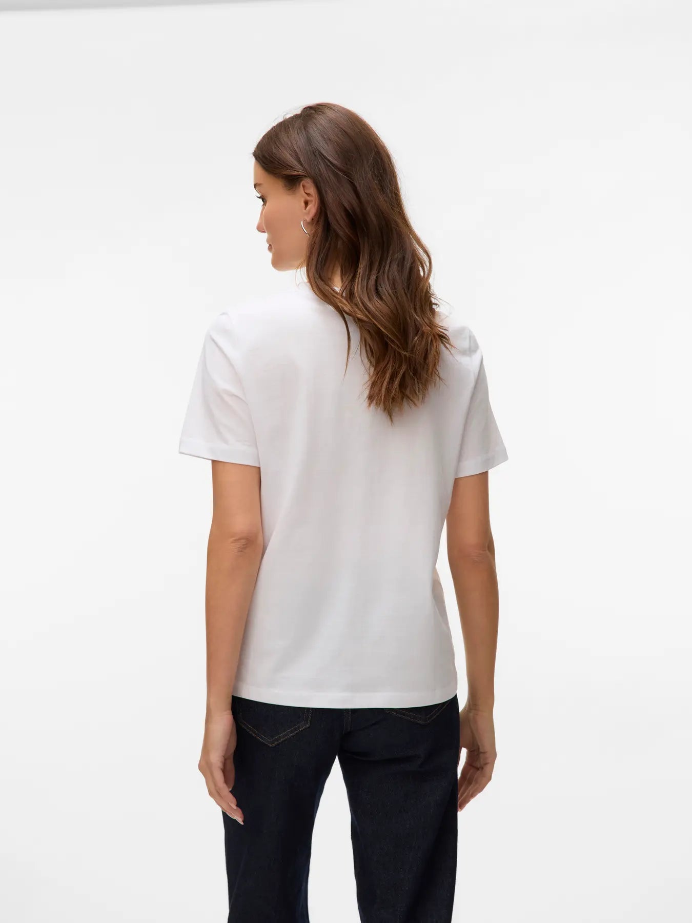 Vero Moda Embroidered Heart Boxy Tee