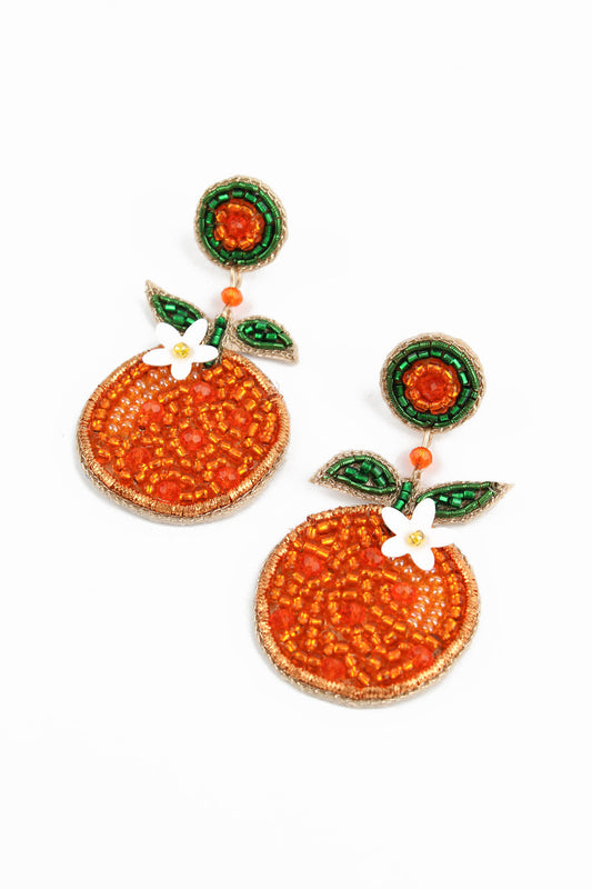 My Doris Orange Earrings